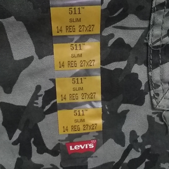 Levi's 511 Slim Cargo Pant Size 14 27x27 NWT - Picture 4 of 6